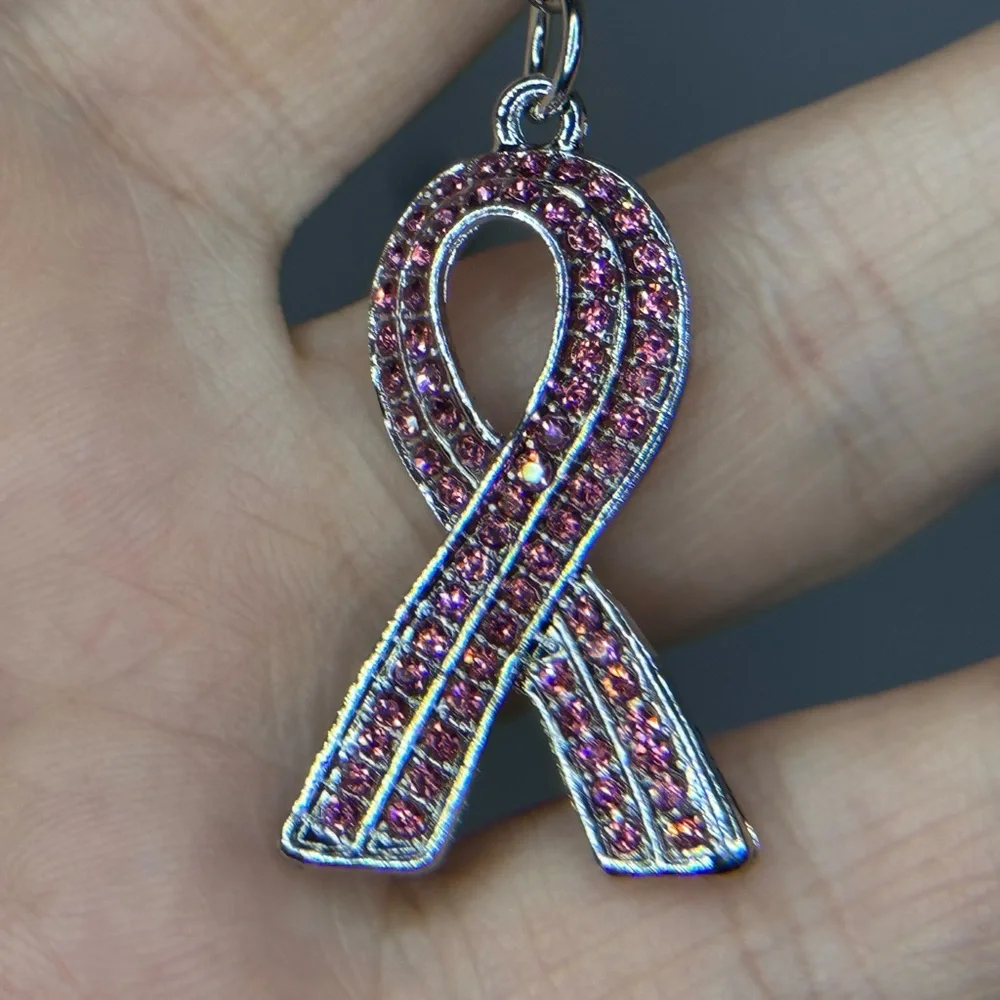 Pink Ribbon Keychain - Picture 3 of 5